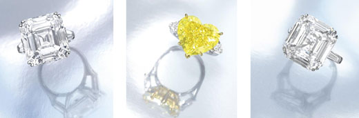 D/IF 20,16 ct - Fancy Vivid Yellow / IF 12,16 ct - D/VS2 20,18 ct